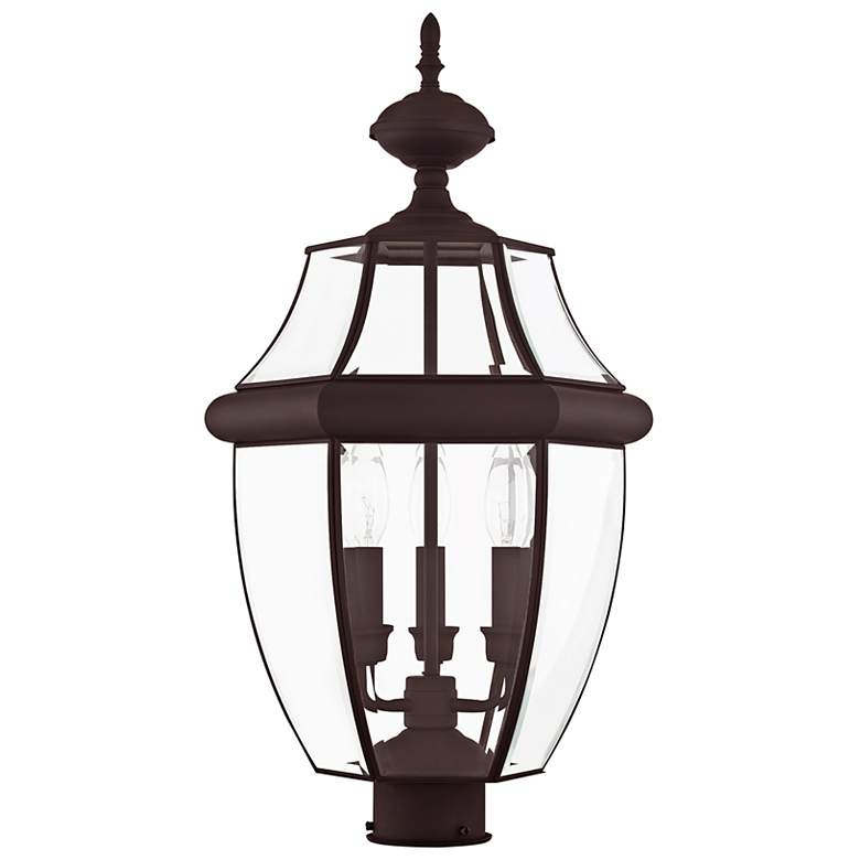 Image 4 Monterey 23 1/2" High Bronze 3-Light Outdoor Post Light more views