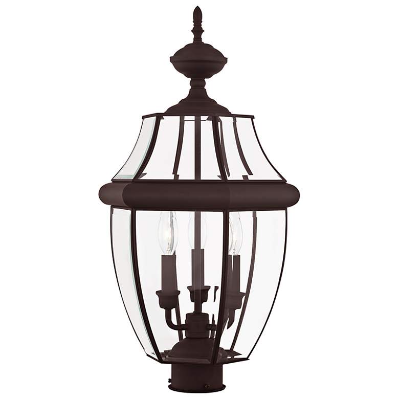 Image 7 Monterey 23 1/2" High Bronze 3-Light Outdoor Post Light more views