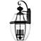 Monterey 30-in H Black Candelabra Base (E-12) Outdoor Wall Light