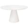 Monterey 55" Wide Ivory Outdoor Round Dining Table