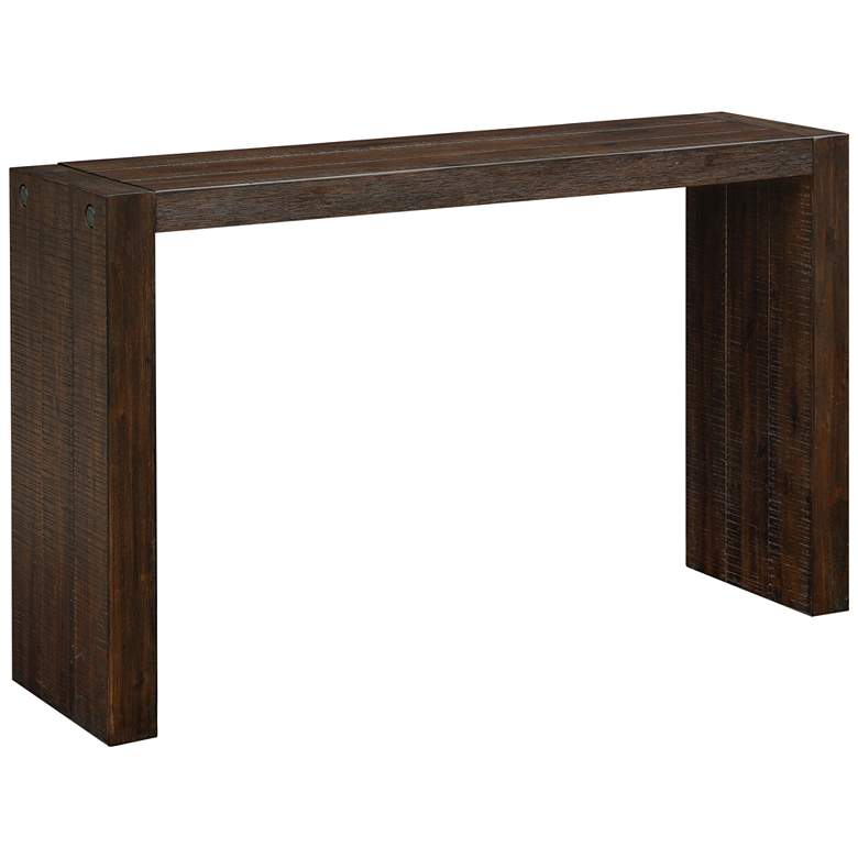 Image 2 Monterey 64" Wide Brown Wood Grain Console/Counter Table