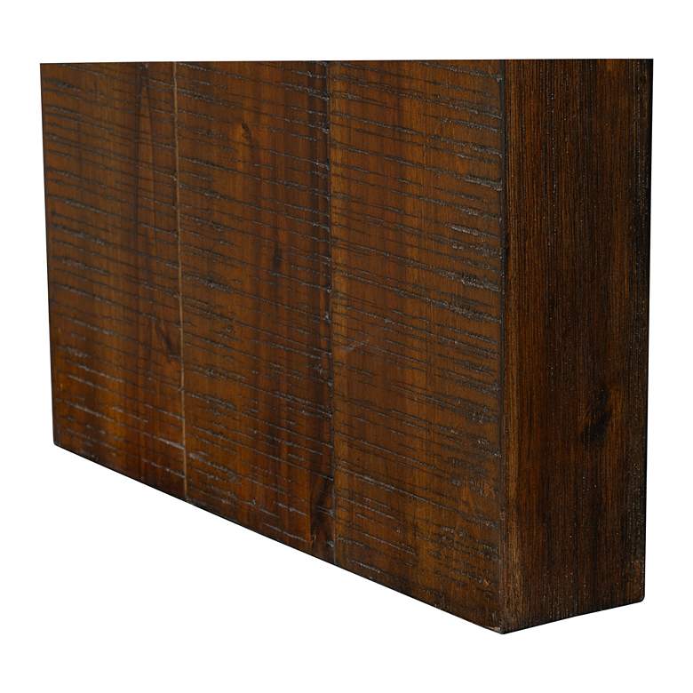 Image 3 Monterey 64" Wide Brown Wood Grain Console/Counter Table more views