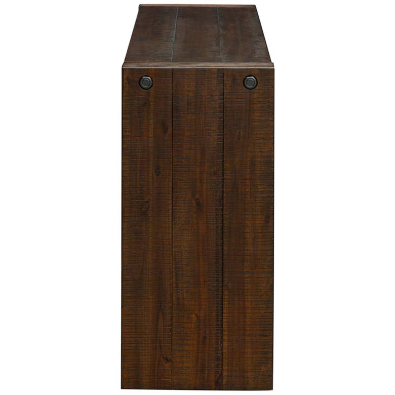 Image 6 Monterey 64" Wide Brown Wood Grain Console/Counter Table more views