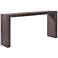 Monterey 64" Wide Brown Wood Rectangular Console Table