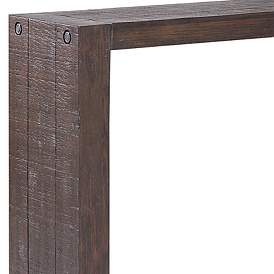 Image2 of Monterey 64" Wide Brown Wood Rectangular Console Table more views