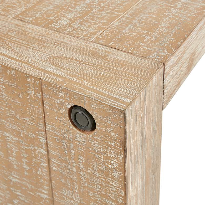 Image 4 Monterey 64" Wide Natural Wood Grain Console/Counter Table more views