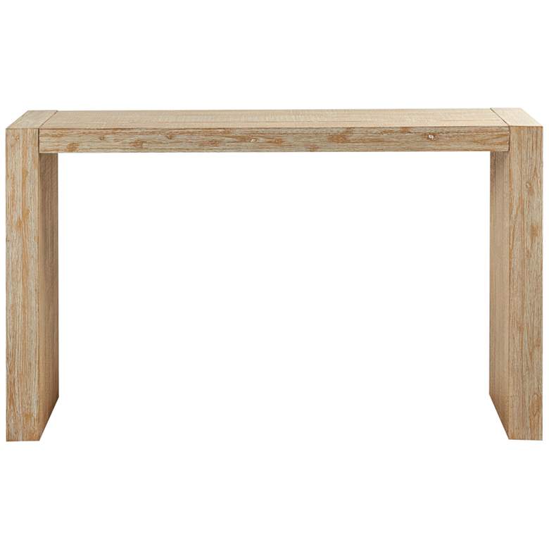 Image 6 Monterey 64" Wide Natural Wood Grain Console/Counter Table more views