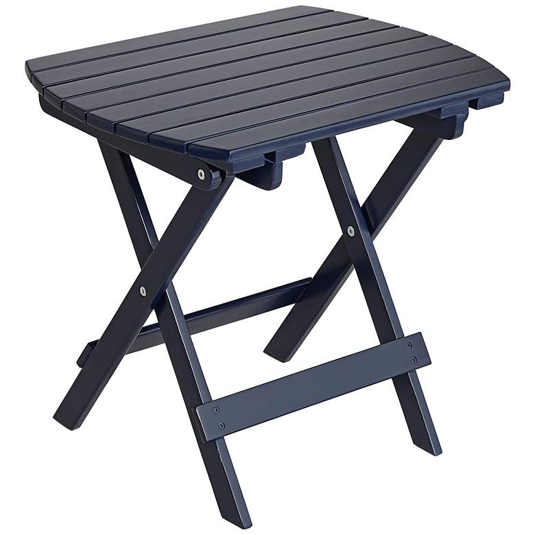 Image 1 Monterey Blue Outdoor Wood Side Table