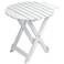 Monterey Fish Wood White Outdoor Folding Table