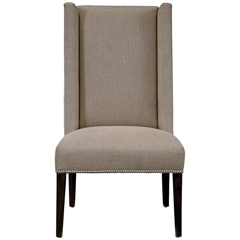 Image 1 Monterey Khaki Linen Armless Chair