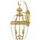 Monterey Polished Brass Base (E-12) Outdoor Wall Light