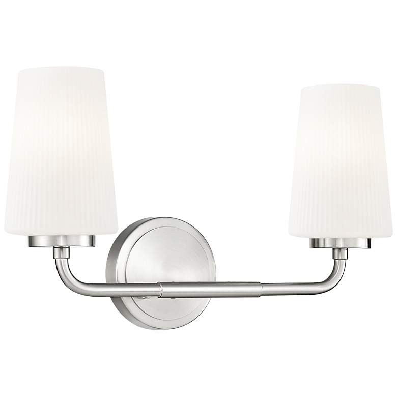 Image 1 Montford by Z-Lite Brushed Nickel 2 Light Vanity