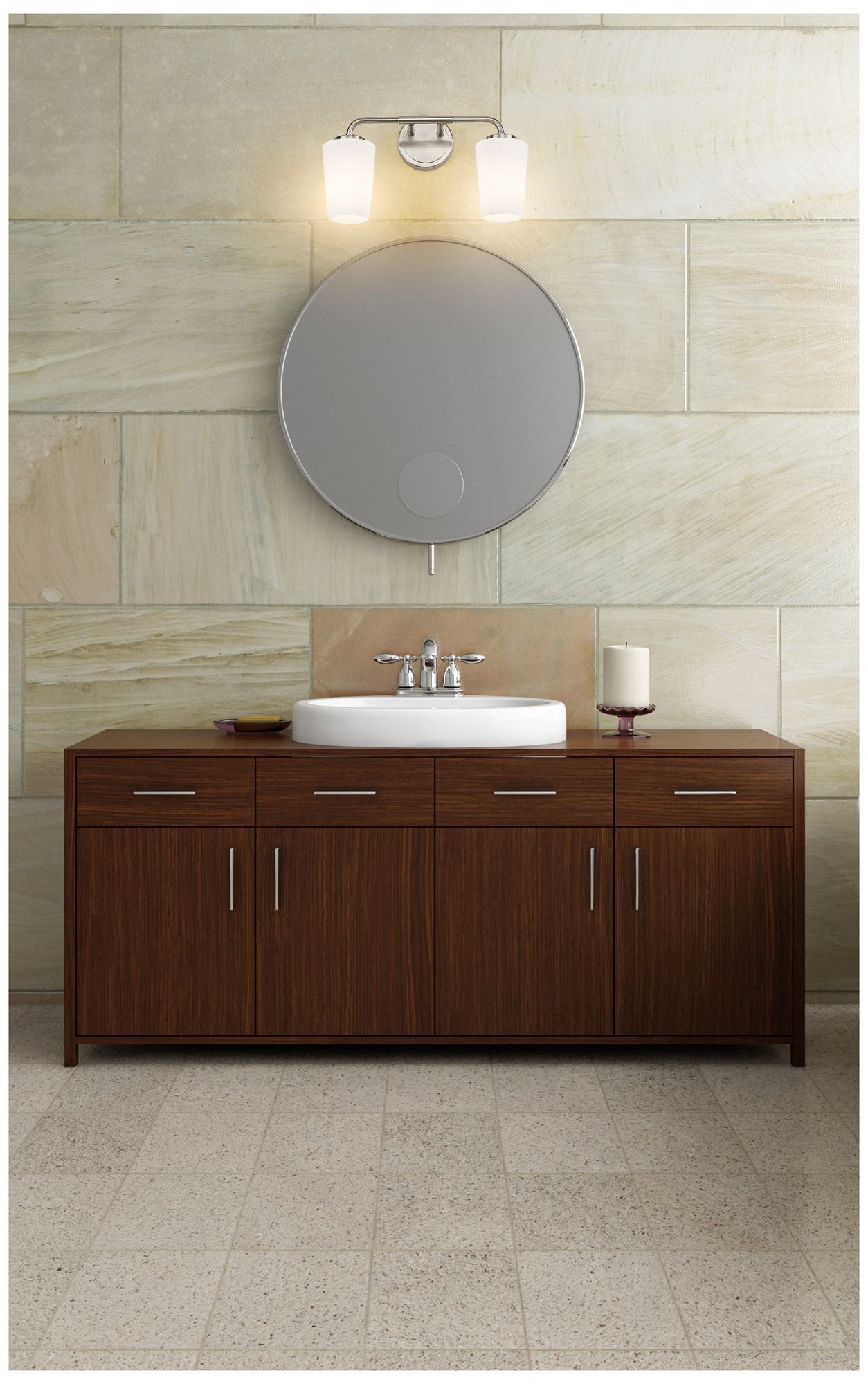 Image 2 Montford by Z-Lite Brushed Nickel 2 Light Vanity more views