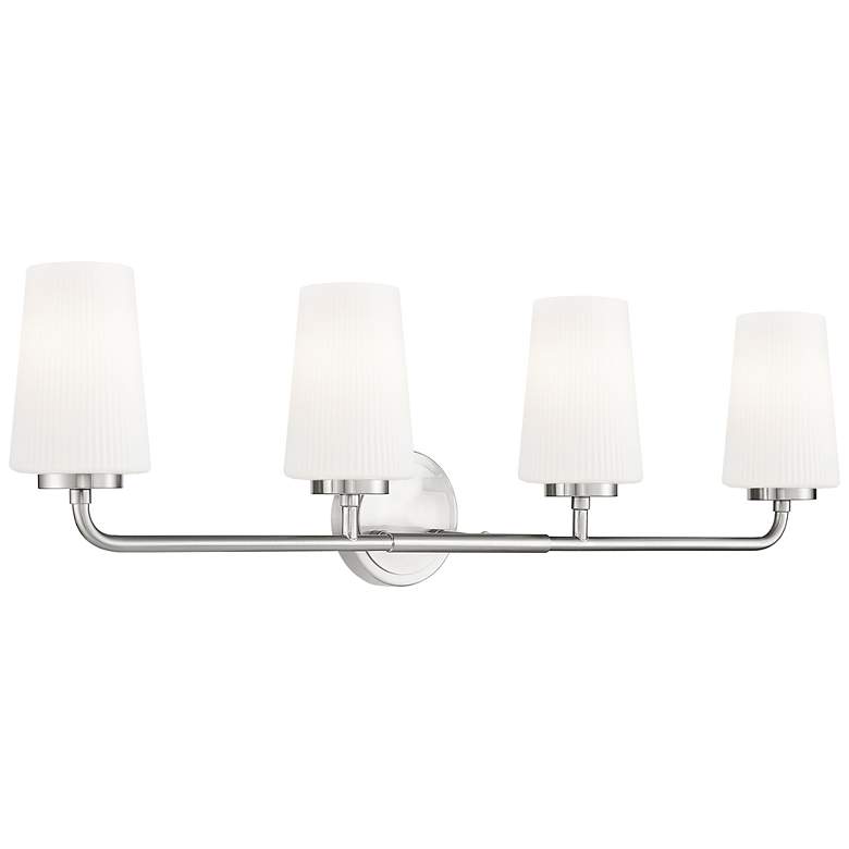 Image 1 Montford by Z-Lite Brushed Nickel 4 Light Vanity