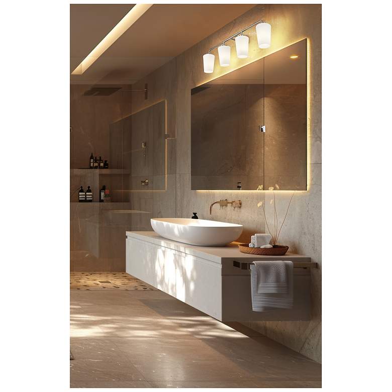 Image 2 Montford by Z-Lite Brushed Nickel 4 Light Vanity more views