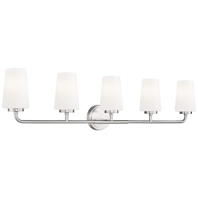 Image 1 Montford by Z-Lite Brushed Nickel 5 Light Vanity