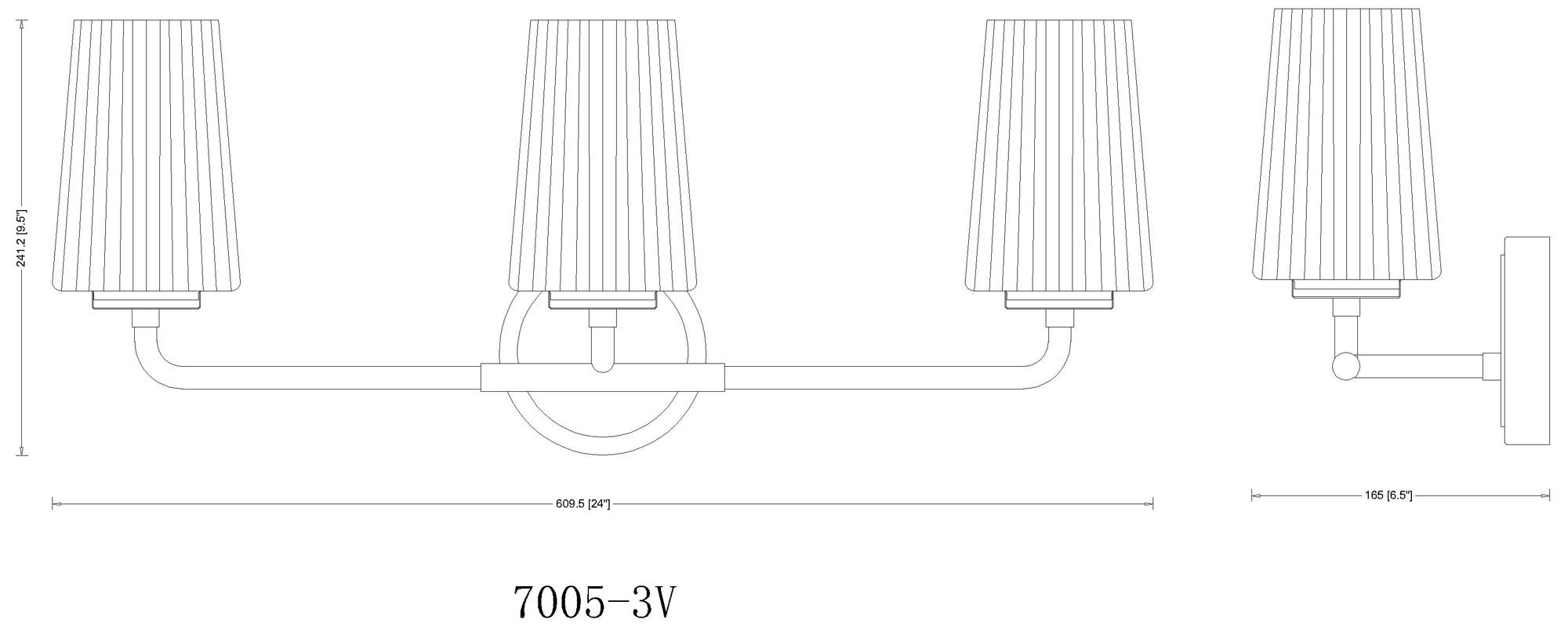 Montford by Z-Lite Chrome 3 Light Vanity