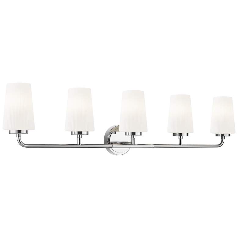 Image 1 Montford by Z-Lite Chrome 5 Light Vanity