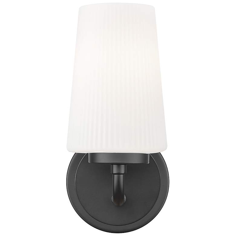 Image 4 Montford by Z-Lite Matte Black 1 Light Wall Sconce more views