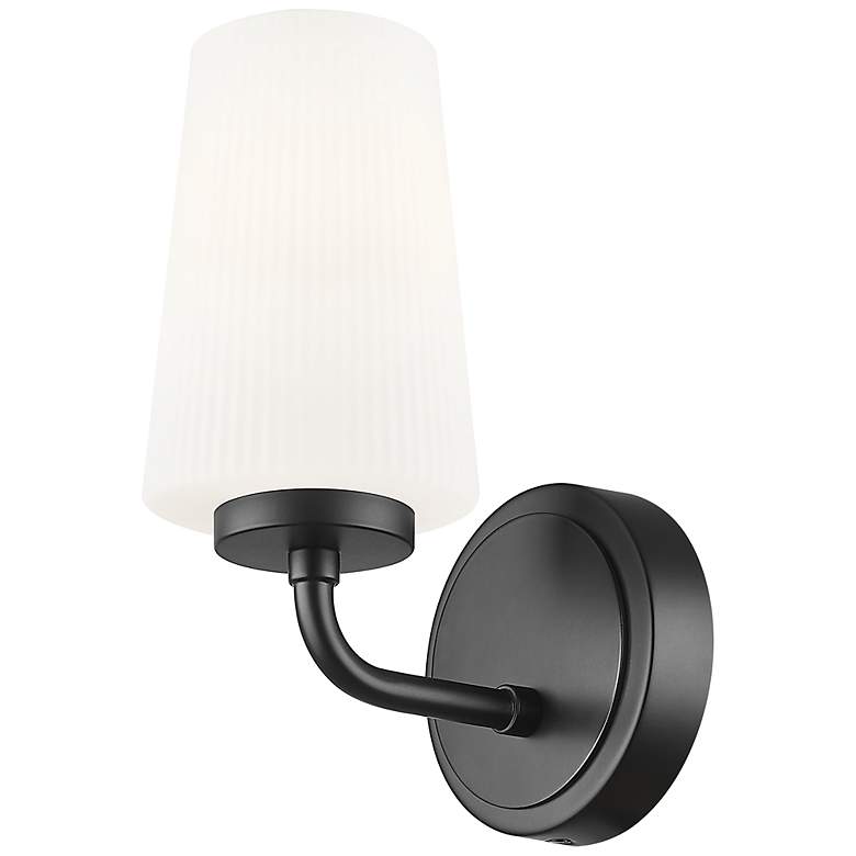 Image 5 Montford by Z-Lite Matte Black 1 Light Wall Sconce more views