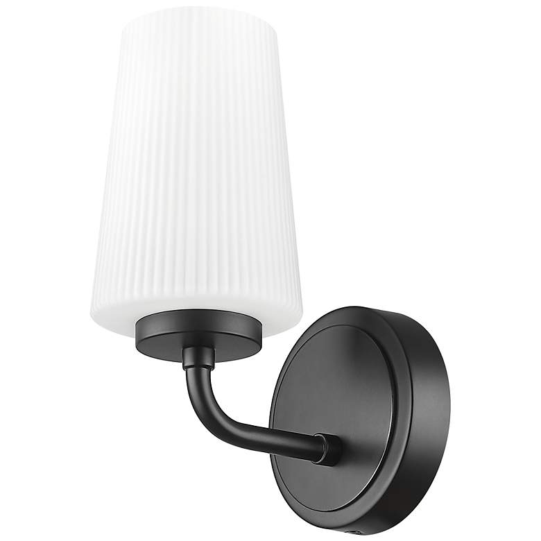 Image 7 Montford by Z-Lite Matte Black 1 Light Wall Sconce more views