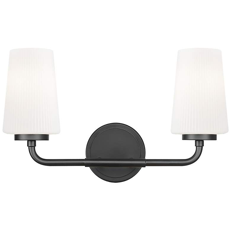 Image 4 Montford by Z-Lite Matte Black 2 Light Vanity more views