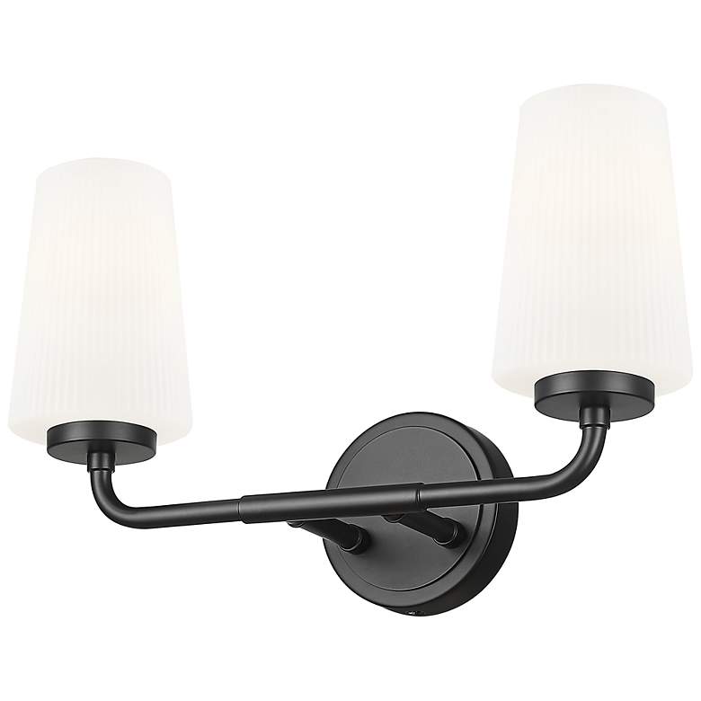 Image 5 Montford by Z-Lite Matte Black 2 Light Vanity more views