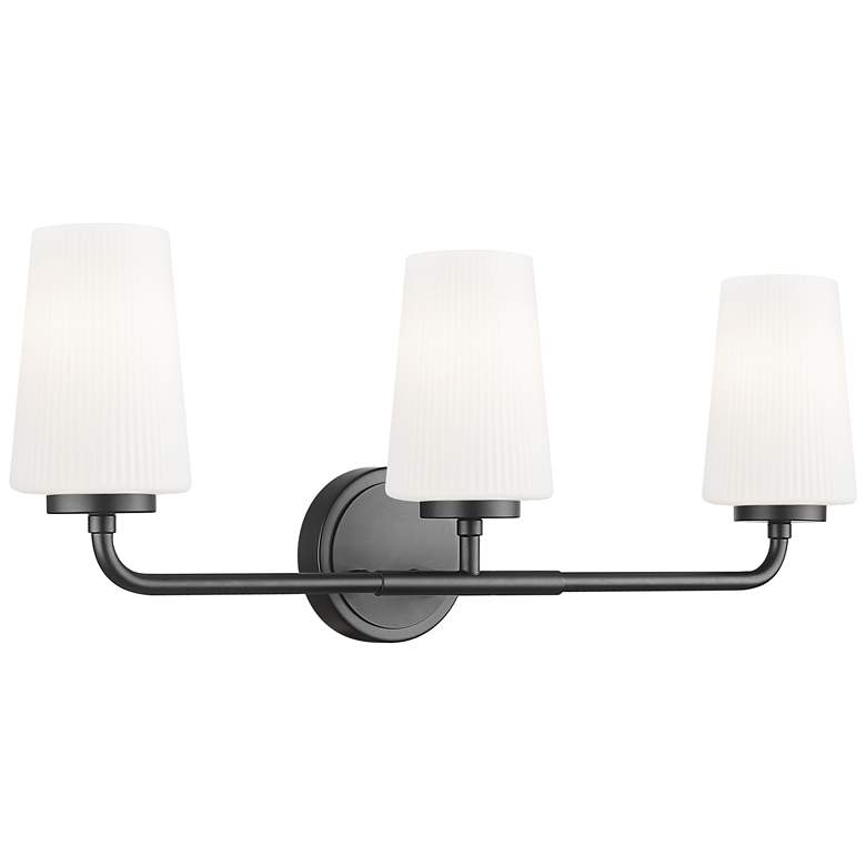 Image 1 Montford by Z-Lite Matte Black 3 Light Vanity