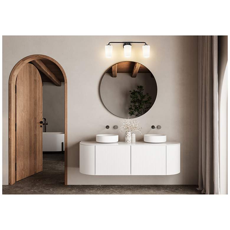 Image 2 Montford by Z-Lite Matte Black 3 Light Vanity more views