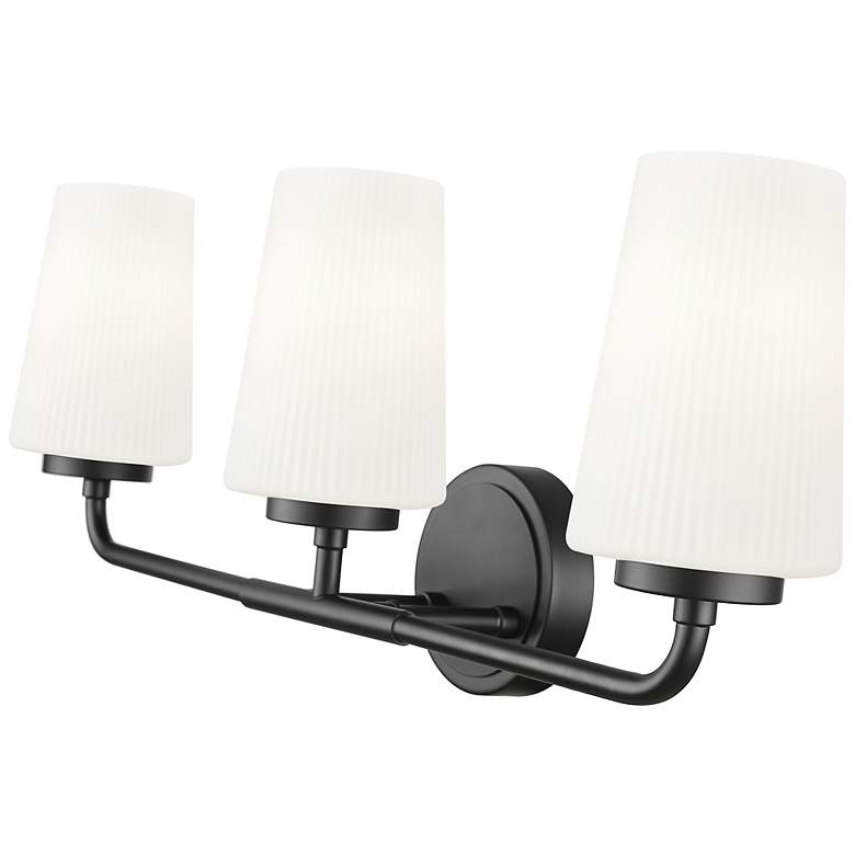 Image 6 Montford by Z-Lite Matte Black 3 Light Vanity more views