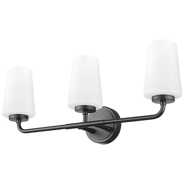 Image 7 Montford by Z-Lite Matte Black 3 Light Vanity more views