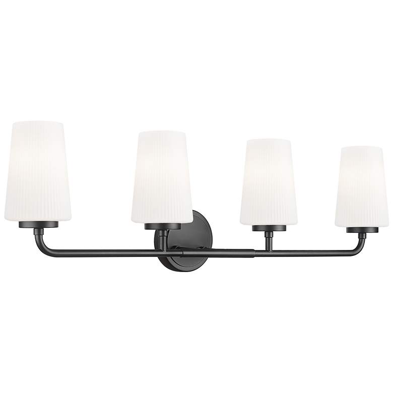 Image 1 Montford by Z-Lite Matte Black 4 Light Vanity
