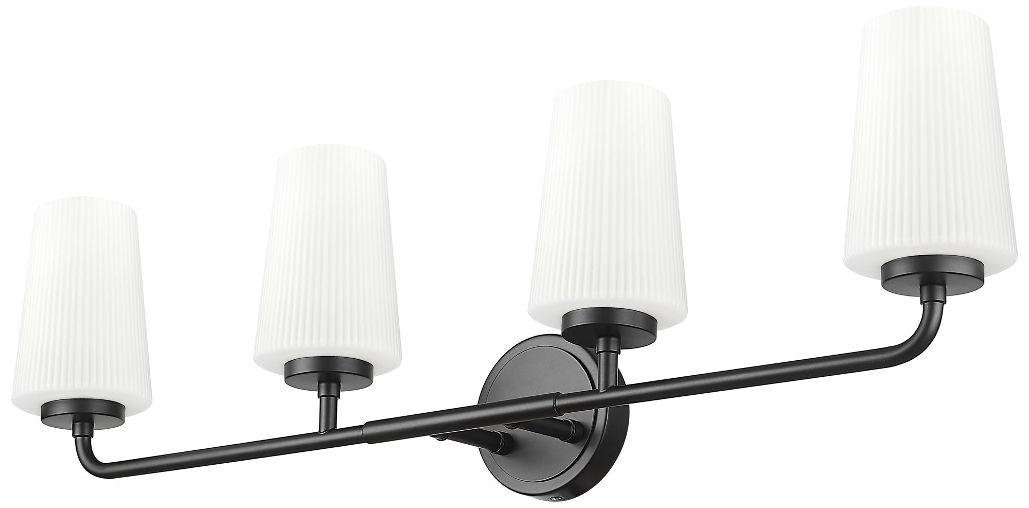 Image 7 Montford by Z-Lite Matte Black 4 Light Vanity more views