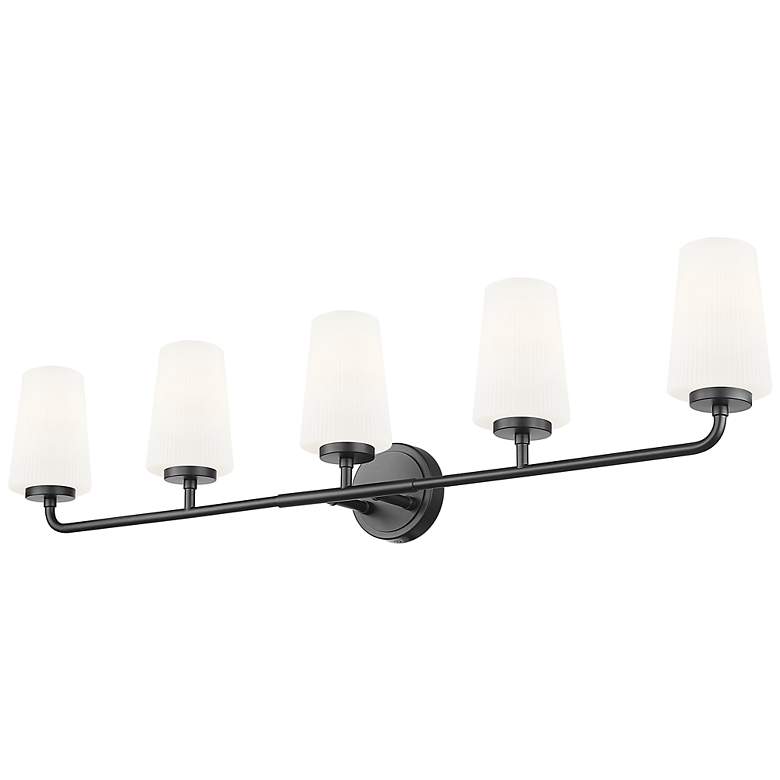 Image 5 Montford by Z-Lite Matte Black 5 Light Vanity more views