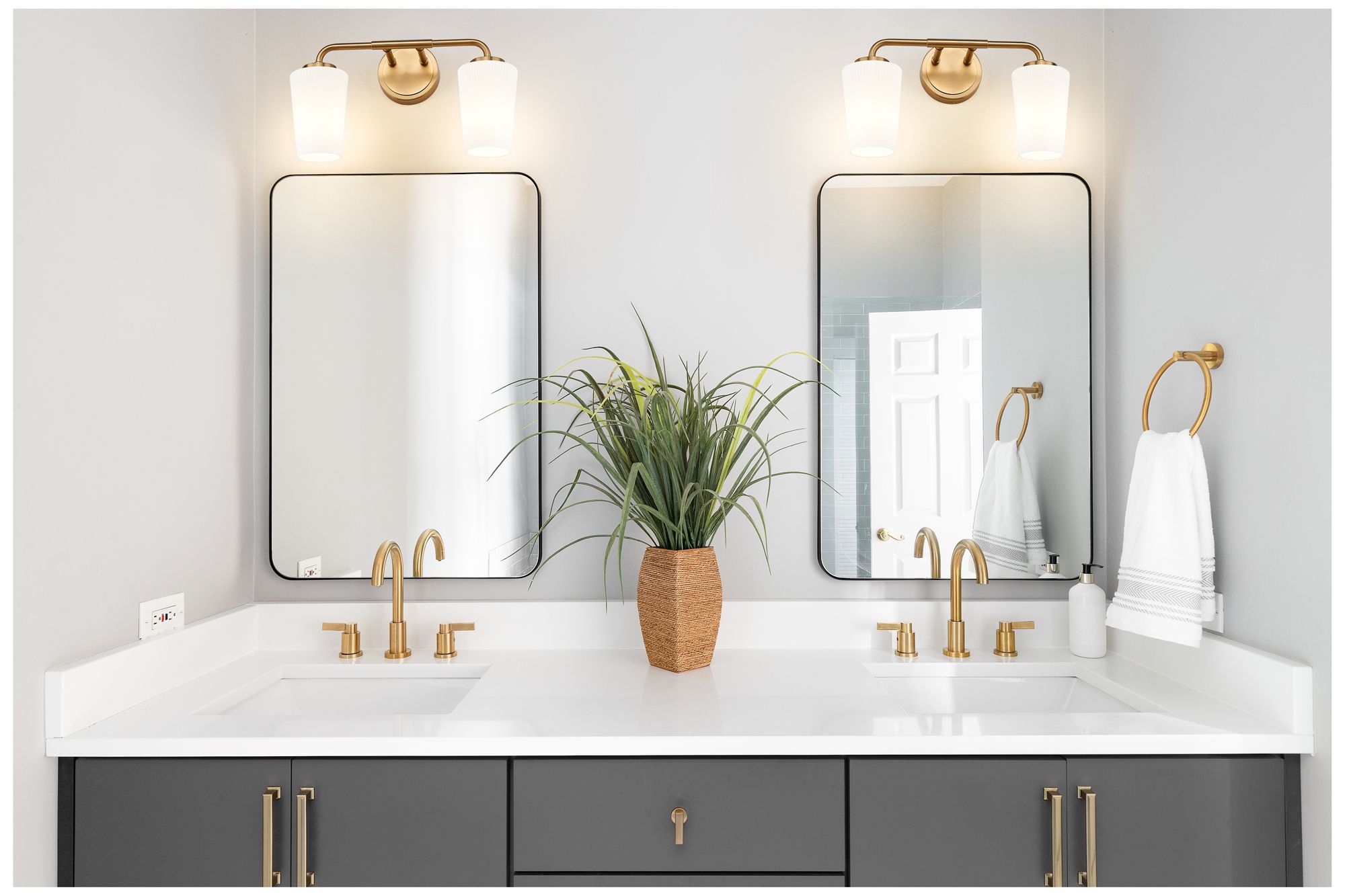 Image 2 Montford by Z-Lite Modern Gold 2 Light Vanity more views