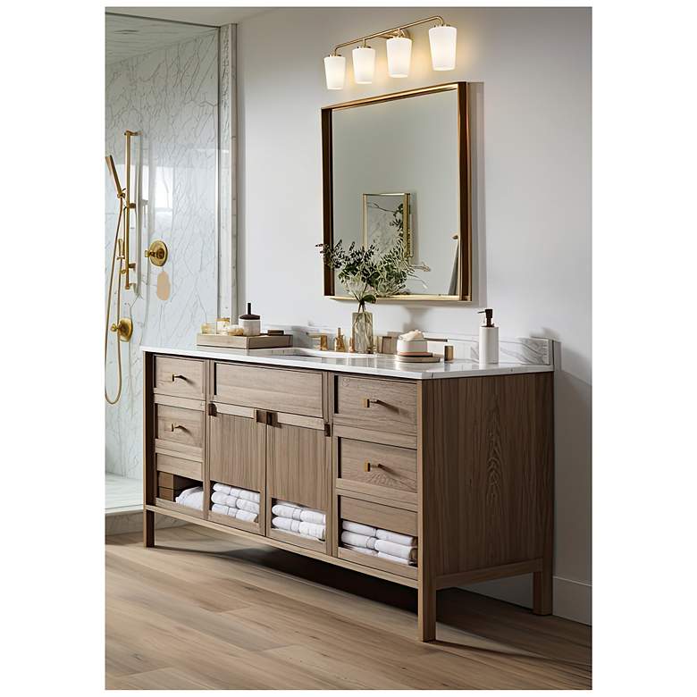Image 2 Montford by Z-Lite Modern Gold 4 Light Vanity more views