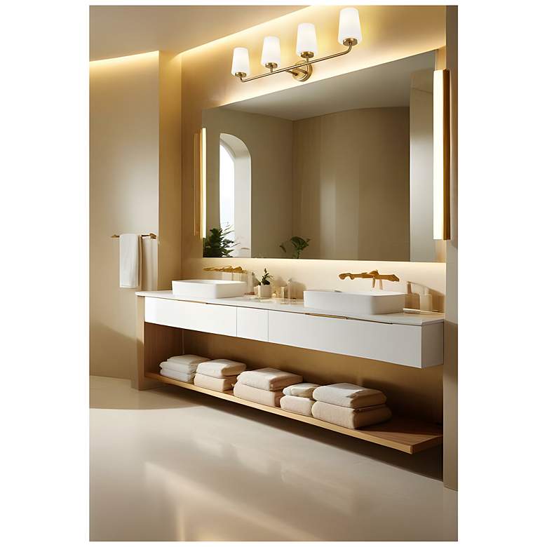 Image 3 Montford by Z-Lite Modern Gold 4 Light Vanity more views