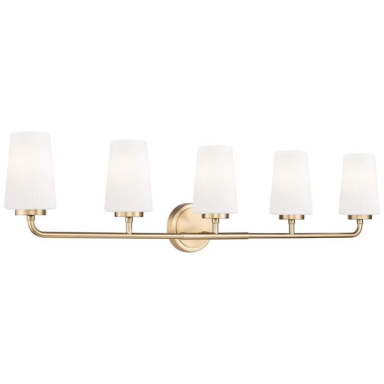 Image 1 Montford by Z-Lite Modern Gold 5 Light Vanity