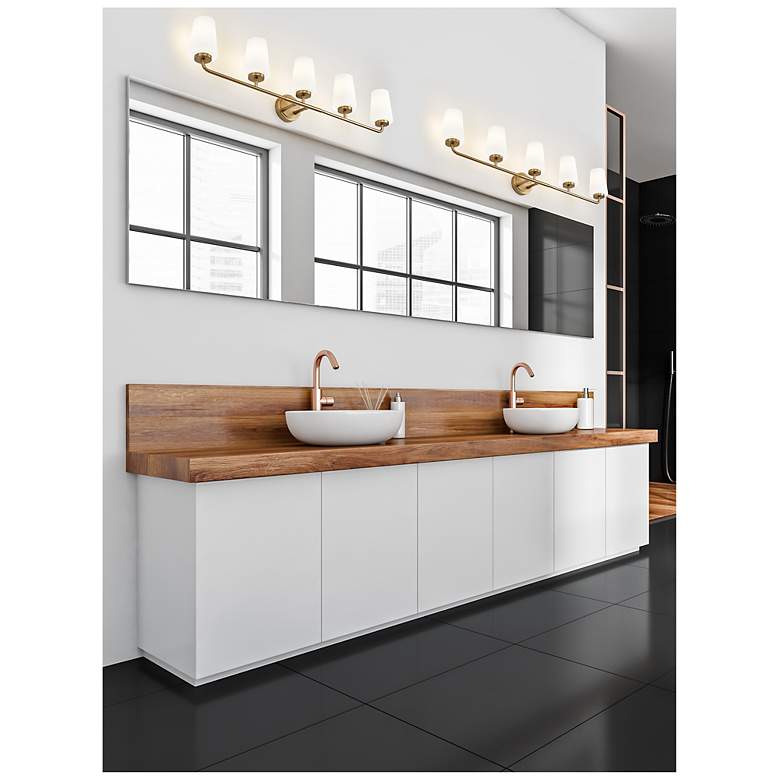 Image 2 Montford by Z-Lite Modern Gold 5 Light Vanity more views