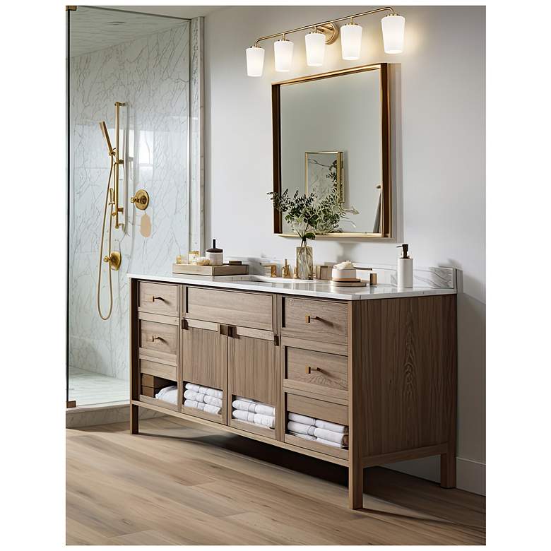 Image 3 Montford by Z-Lite Modern Gold 5 Light Vanity more views