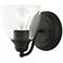 Montgomery 1 Light Black Vanity Sconce