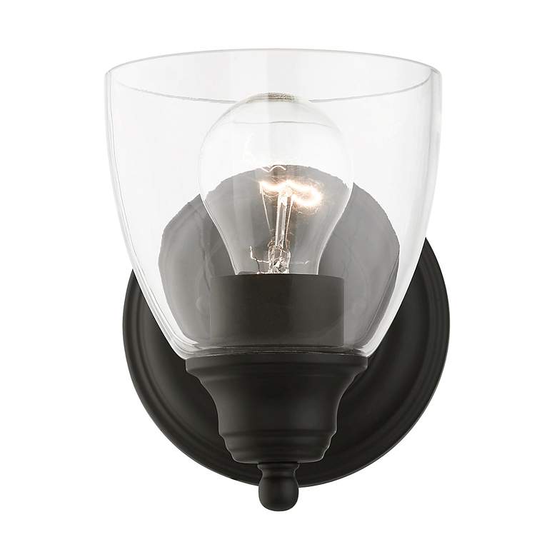 Image 3 Montgomery 1 Light Black Vanity Sconce more views