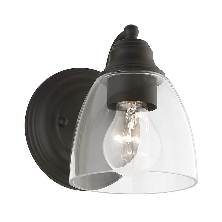 Image 4 Montgomery 1 Light Black Vanity Sconce more views