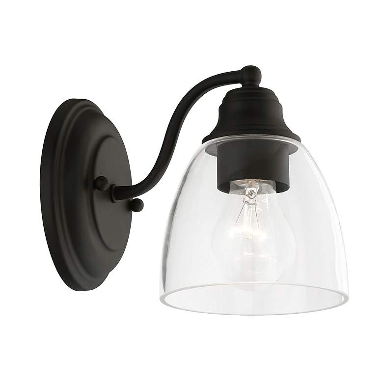 Image 7 Montgomery 1 Light Black Vanity Sconce more views