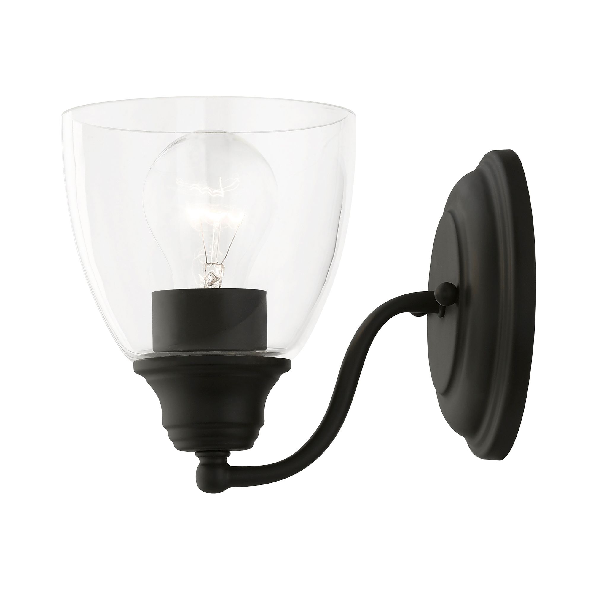 Montgomery 1 Light Black Vanity Sconce