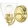 Montgomery 1 Light Polished Brass Vanity Sconce