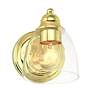 3_Montgomery 1 Light Polished Brass Vanity Sconce more views