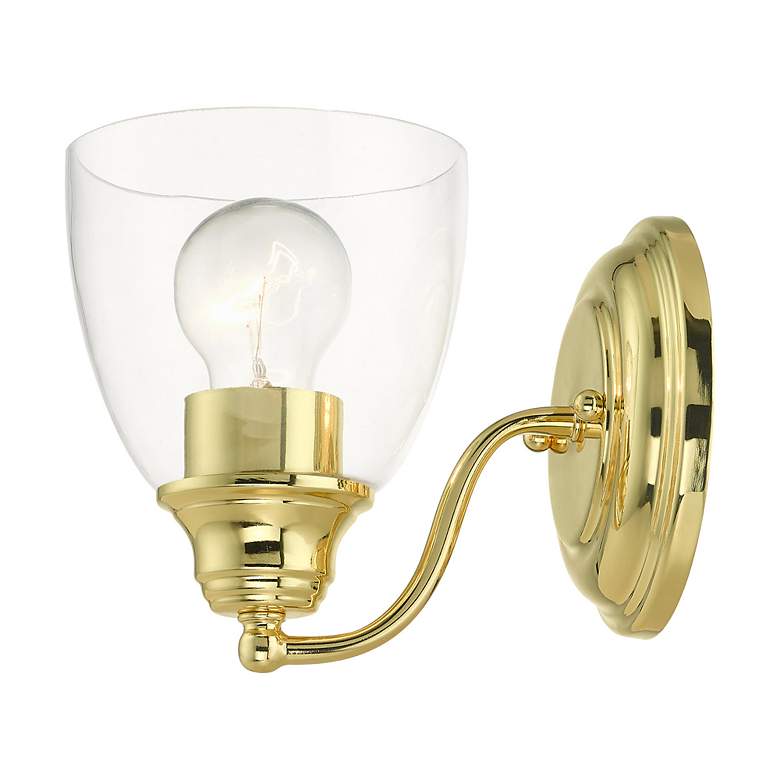 Image 6 Montgomery 1 Light Polished Brass Vanity Sconce more views