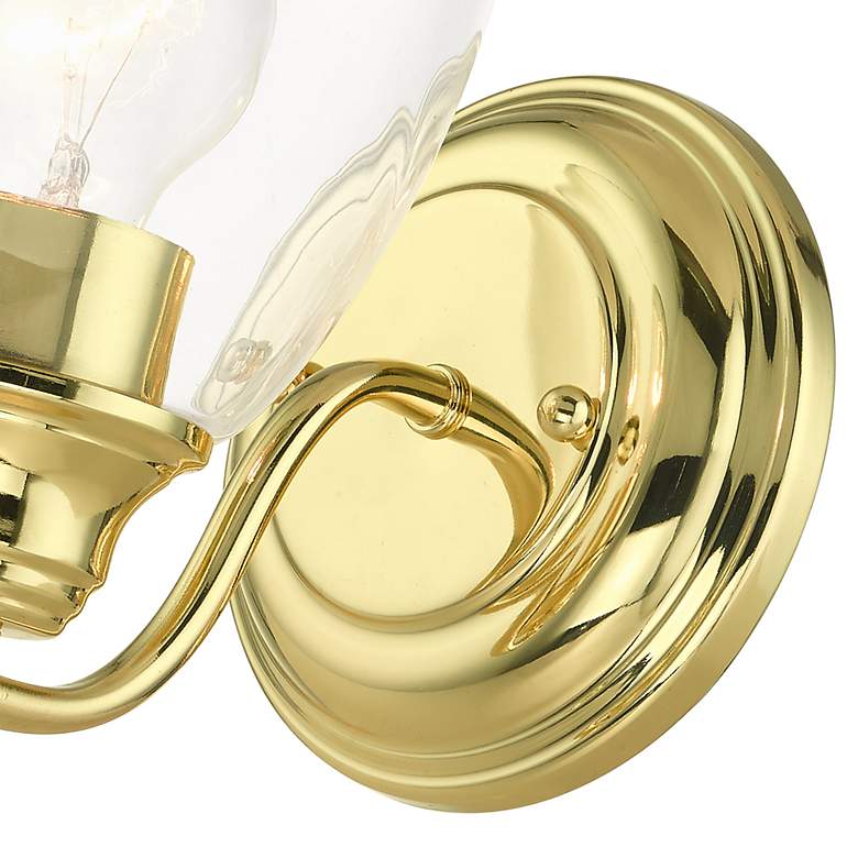 Image 7 Montgomery 1 Light Polished Brass Vanity Sconce more views