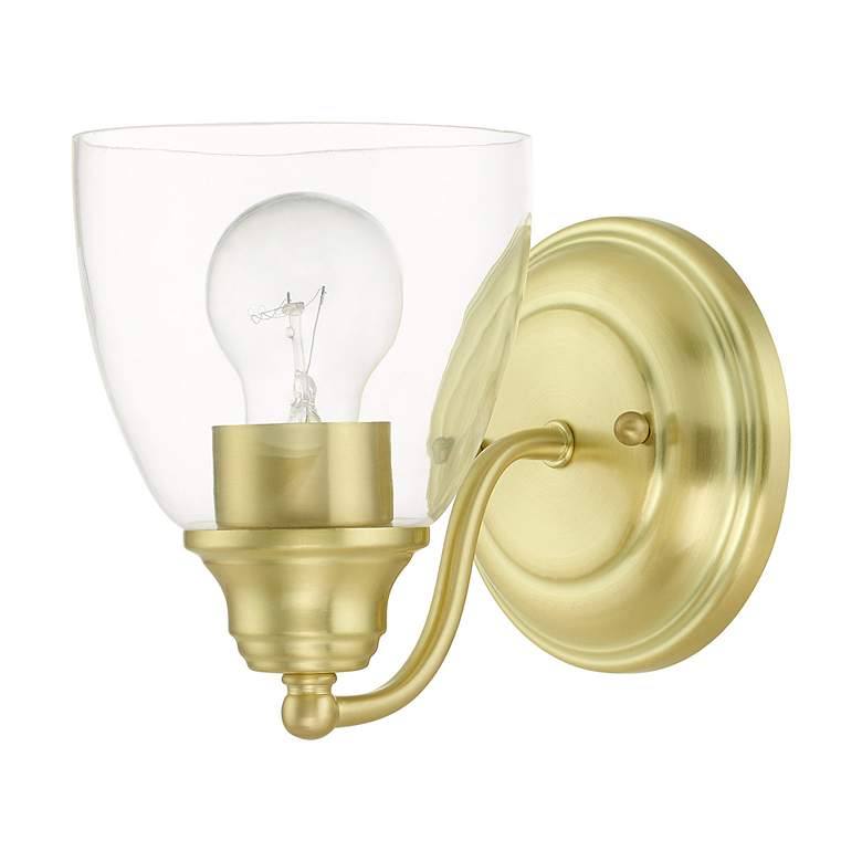 Image 3 Montgomery 1 Light Satin Brass Vanity Sconce more views